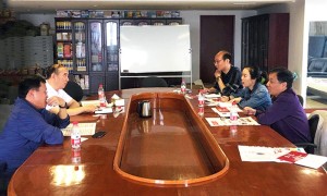 山西betvictor韦德1946文化发展有限公司应邀到四川伟德betvictor 苹果出版社洽谈合作