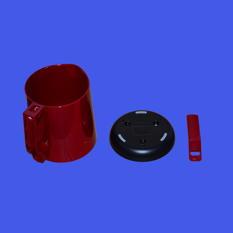 D258豆浆机杯体塑料件：外壳、底座、手柄盖