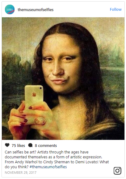 Instagram截圖,。圖片：via Instagram@themuseumofselfies