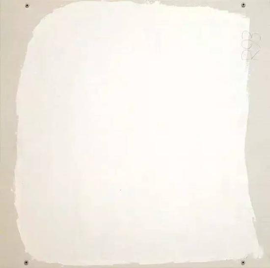 Part 15, 1993,Oil on corrugated conservation board,38.1  38.1 cm.