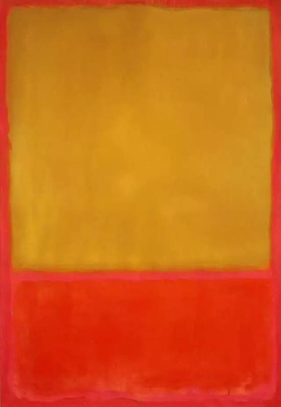 Ochre and Red on Red，1954. 马克·罗斯科