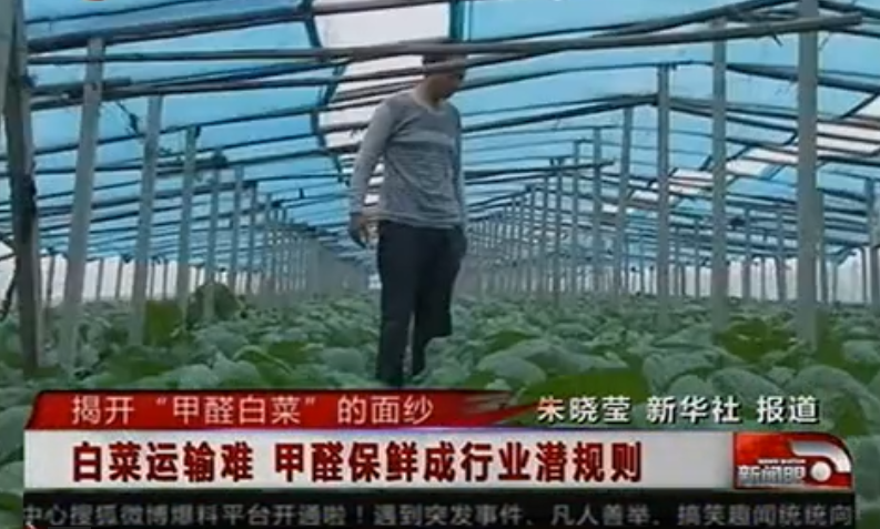 白菜使用甲醛保鲜报道 白菜使用甲醛保鲜报道