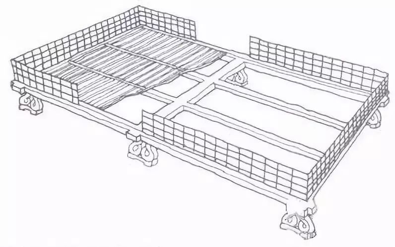 春秋战国时期低矮床