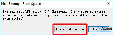 Erase USB Device