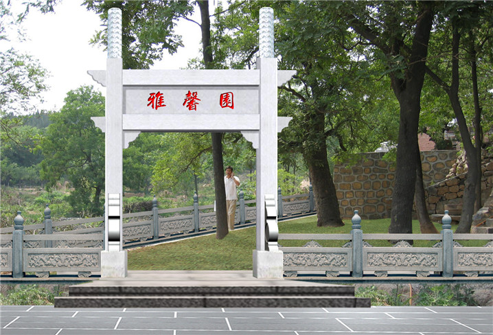 一門兩柱沖天式石牌坊 一門兩柱沖天式石牌坊