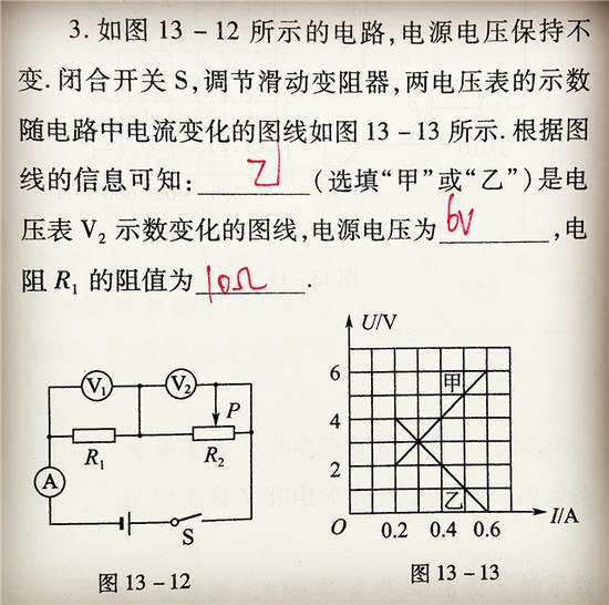 有一类中考物理题,如果按照常规的方法来解答的话,会让几乎绝大部分中考生感觉很麻烦而且比较难。但是如果能够记住几个非常能够解决问题的结论,则可以瞬间解答。 这种中考物理题就是电学中的典型电路原理图与U-I图像相结合的问题。 我们先来研究一下这类U-I图像。如下图所示,1、2、3三个图像都是过坐标原点的直线,因此这是三个电阻一直不变的定值电阻。而且根据结论谁靠近U轴4,谁的电阻就越大可知,1的电阻最大,3的电阻最小! 继续研究此图像,如果出现如下图中的红色图像,其上面的每一个点的电阻