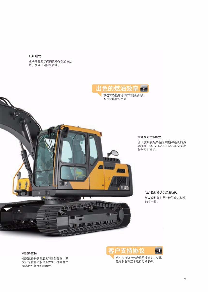 进口中小型挖掘机沃尔沃挖掘机ec120dvolvo挖掘机ec120d沃尔沃120d