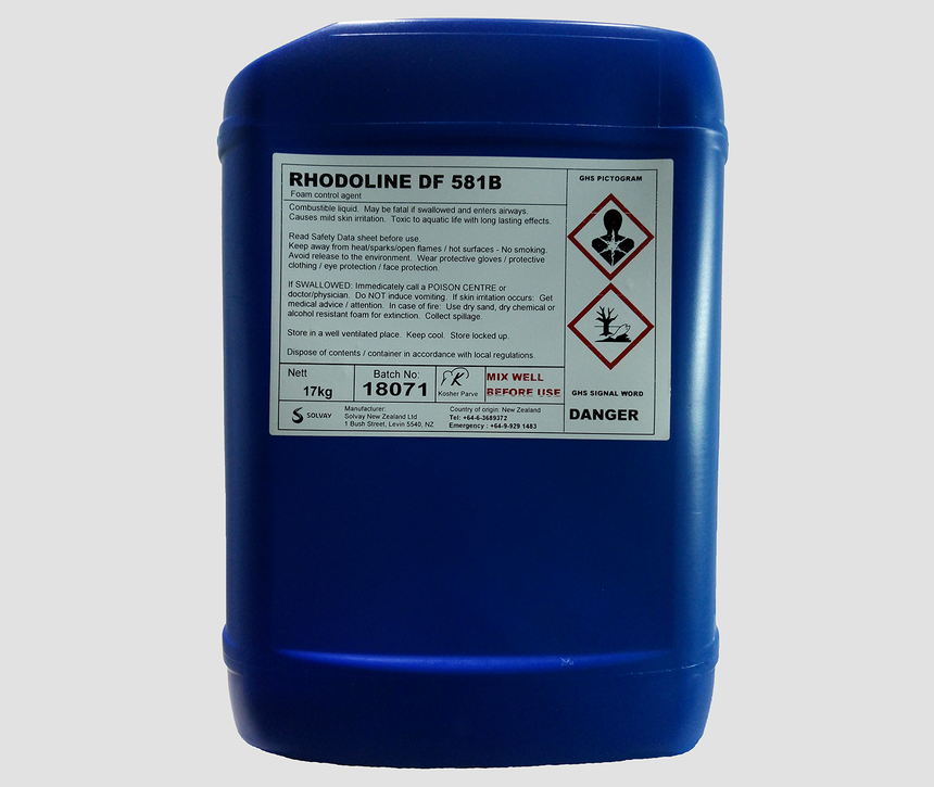 索尔维RHODOLINE DF581B消泡剂 索尔维RHODOLINE DF581B消泡剂