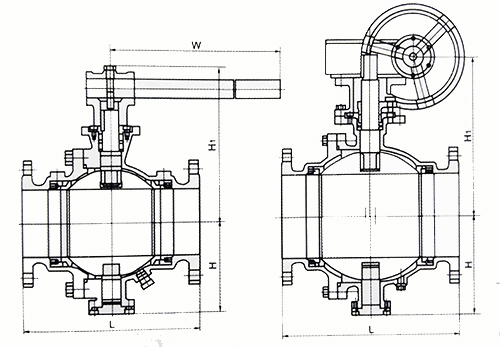 q347h/q347fӲ�ܷ�̶��򷧽ṹʾ��ͼ