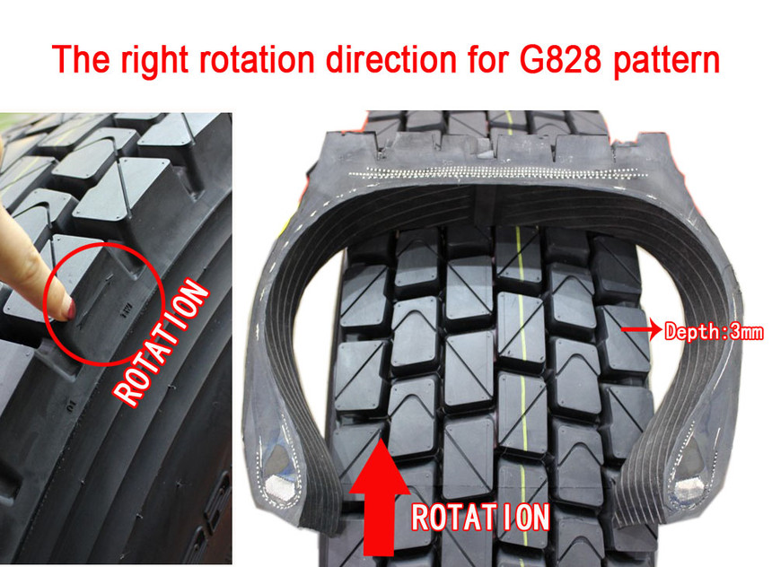 GIANROI TIRE 295/80R22.5 G828 GIANROI TIRE 295/80R22.5 G828
