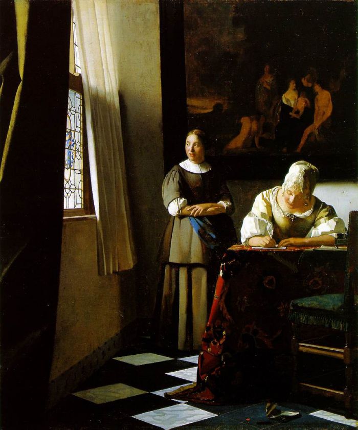 荷兰-约翰内斯·维米尔（Johannes Vermeer）绘画作品欣赏 - 李梨 - 李梨