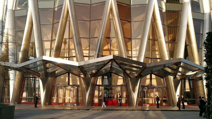 华润总部大厦外墙铝单板、铝方通效果展示