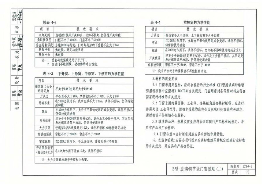 图集 建筑图集 河北-12j图集 12j4-1《常用门窗》