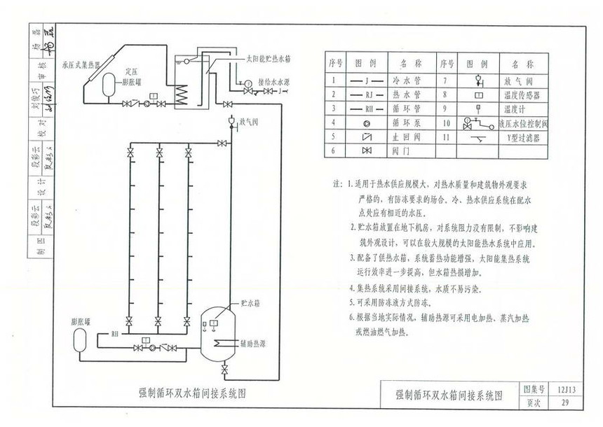 图集 建筑图集 河北-12j图集 12j13《太阳能热水系统与建筑一体化构造