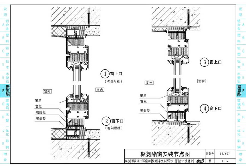 图集 建筑图集 国标-系列图集 16j607-建筑节能门窗  上一