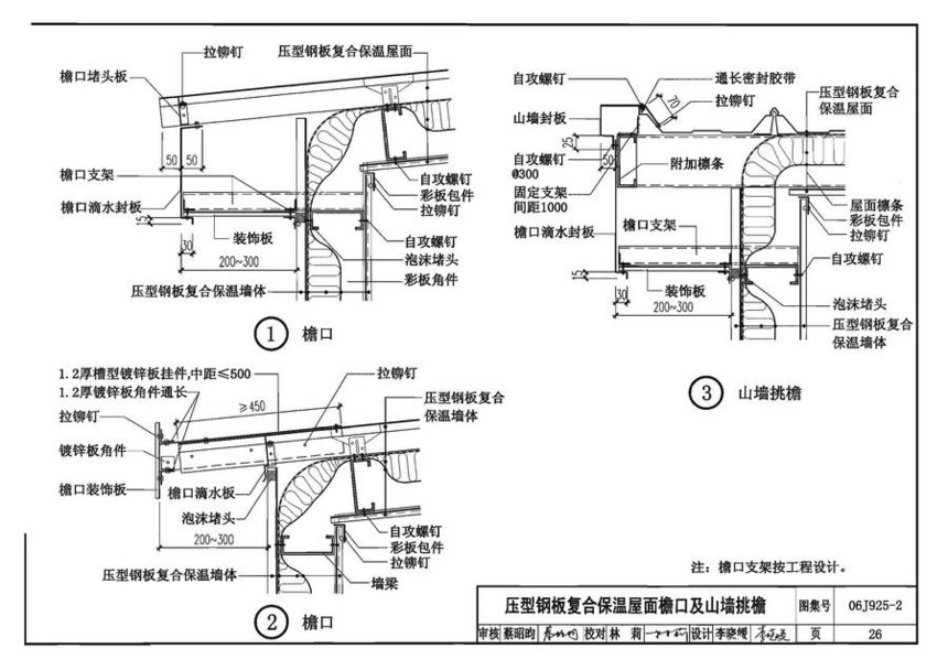 06j925-2-钢结构屋面图集