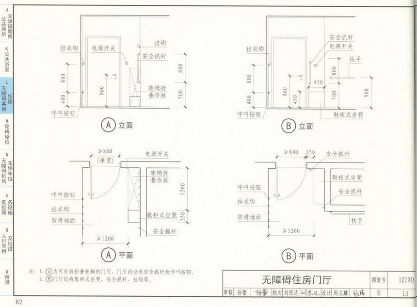 12j926-无障碍设计图集