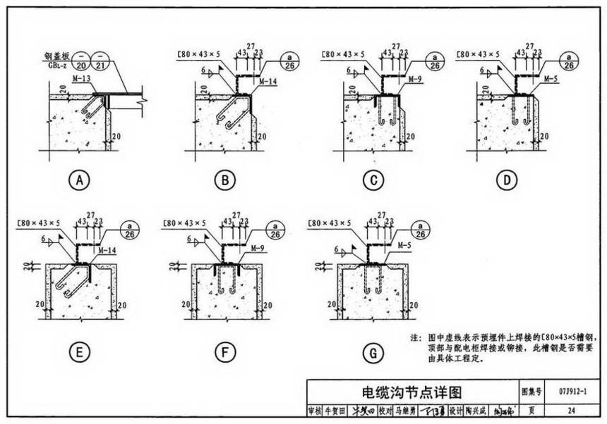 图集 建筑图集 国标-系列图集 07j912-1-变配电所建筑构造  上&