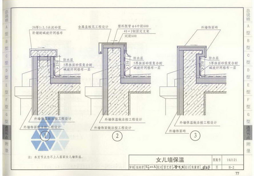 图集 建筑图集 国标-系列图集 10j121-外墙保温建筑构造  上&