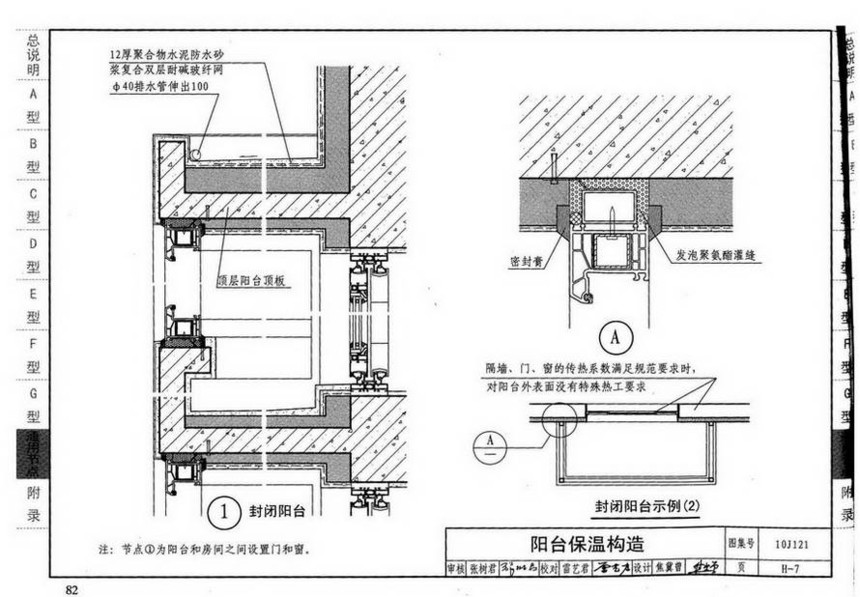 10J121-外墙保温建筑构造