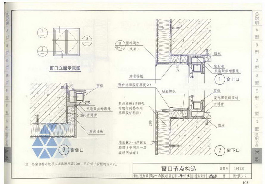 10J121-外墙保温建筑构造