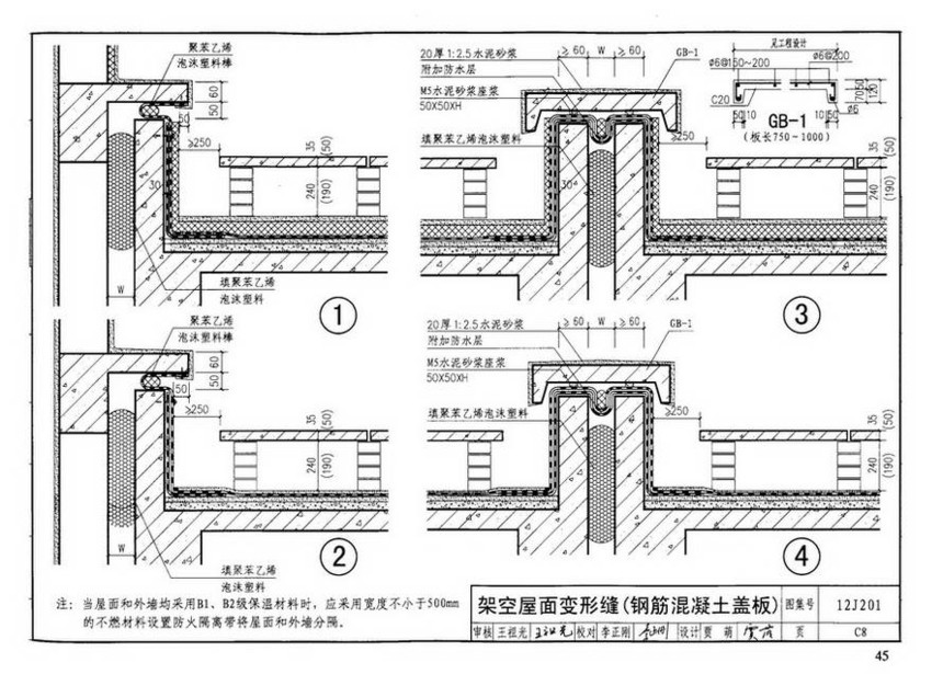 12j201-平屋面建筑构造