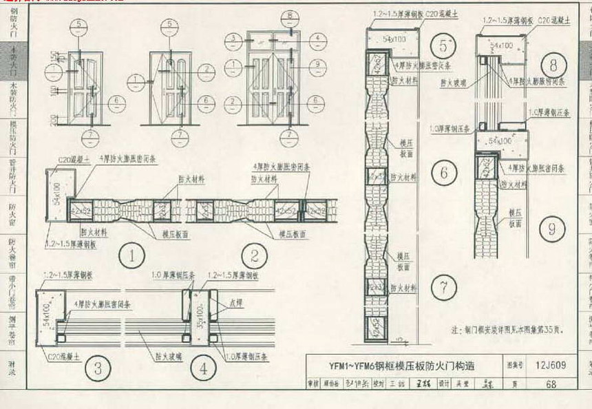 12j609-防火门窗图集