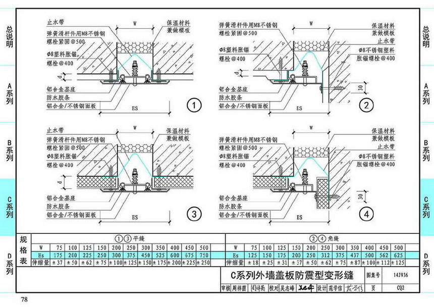 14j936-变形缝建筑构造