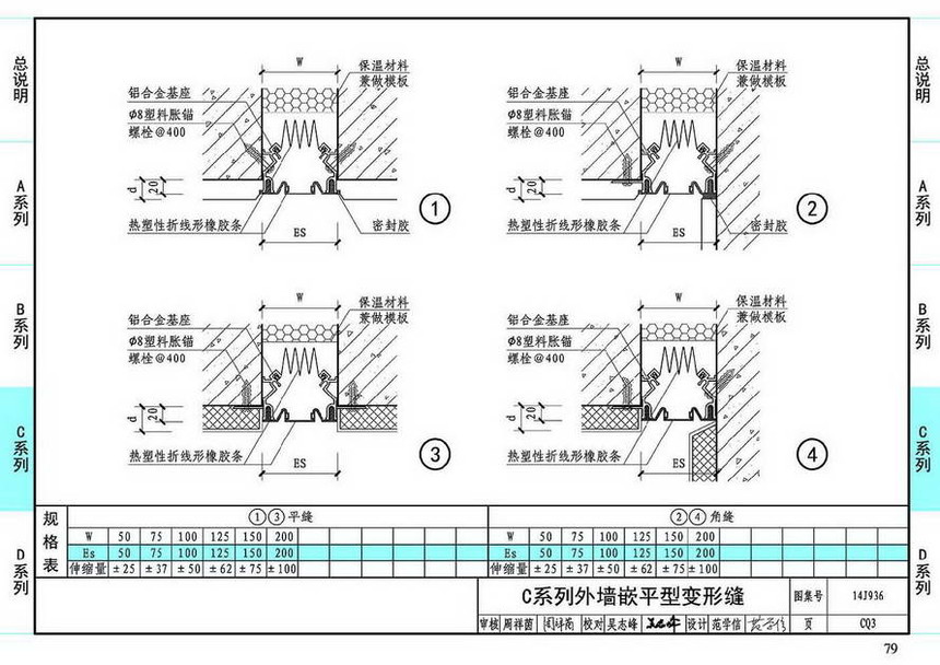 14j936-变形缝建筑构造