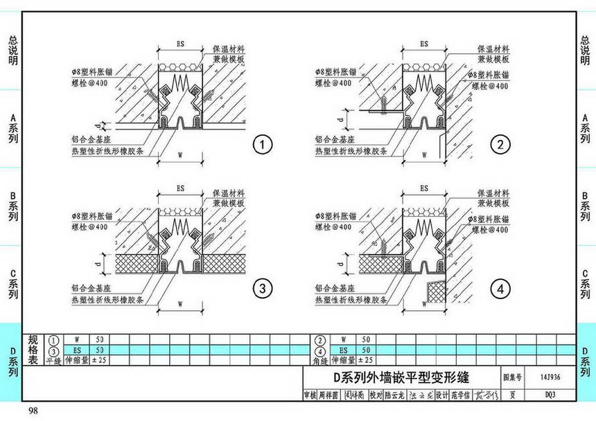 14j936-变形缝建筑构造