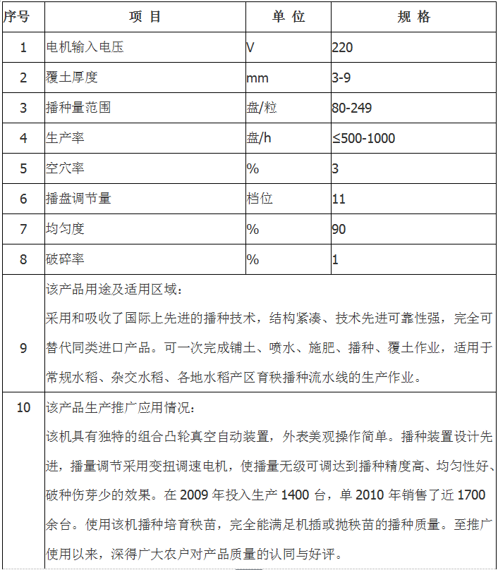 水稻硬盘育苗流水线