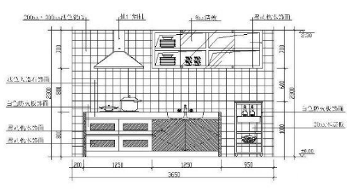 8,室内立面图 例如,平面图是俯视图,室内高程是侧视图,可以让