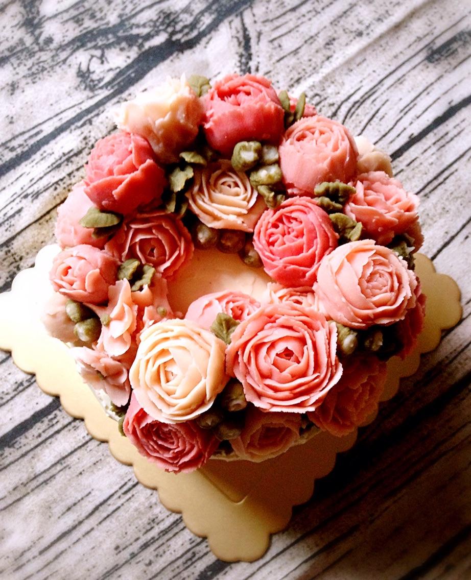 韩式裱花培训作品