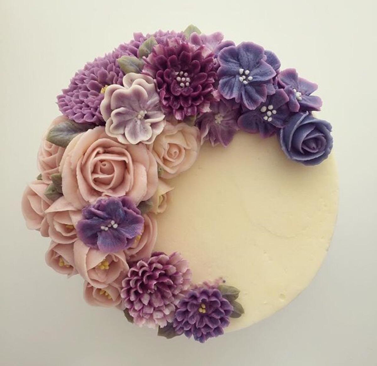 韩式裱花培训作品