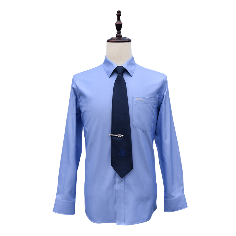 警察长袖内衬衣