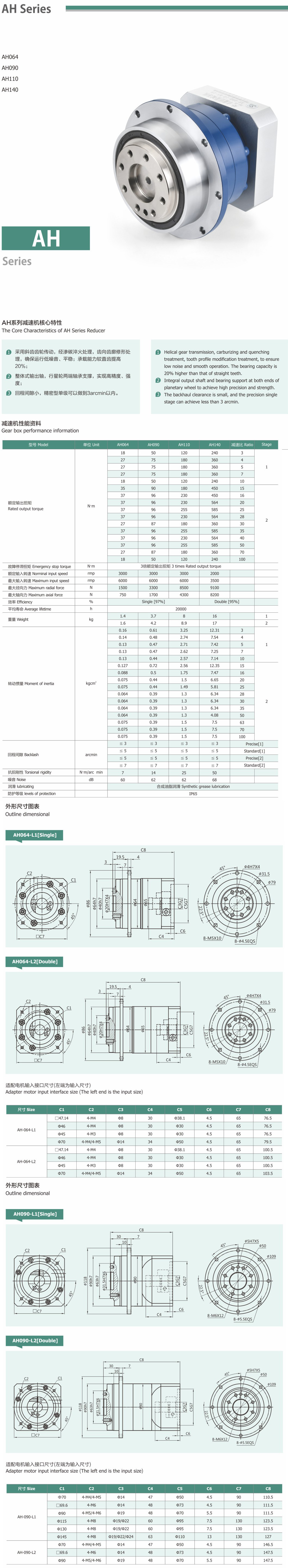 卓蓝减速机斜齿系列
