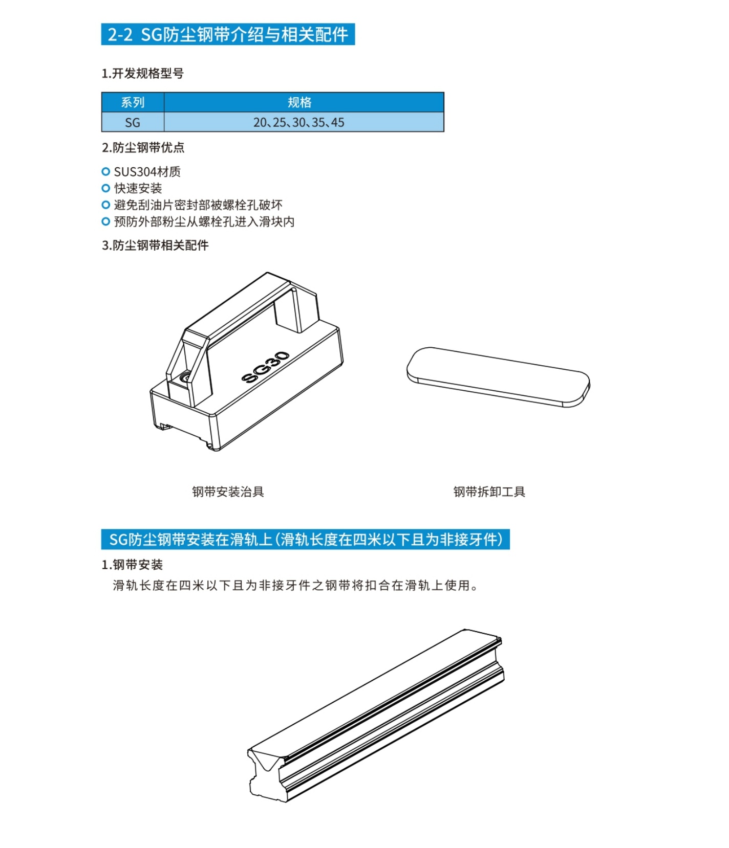 SG高扭矩直线导轨展示