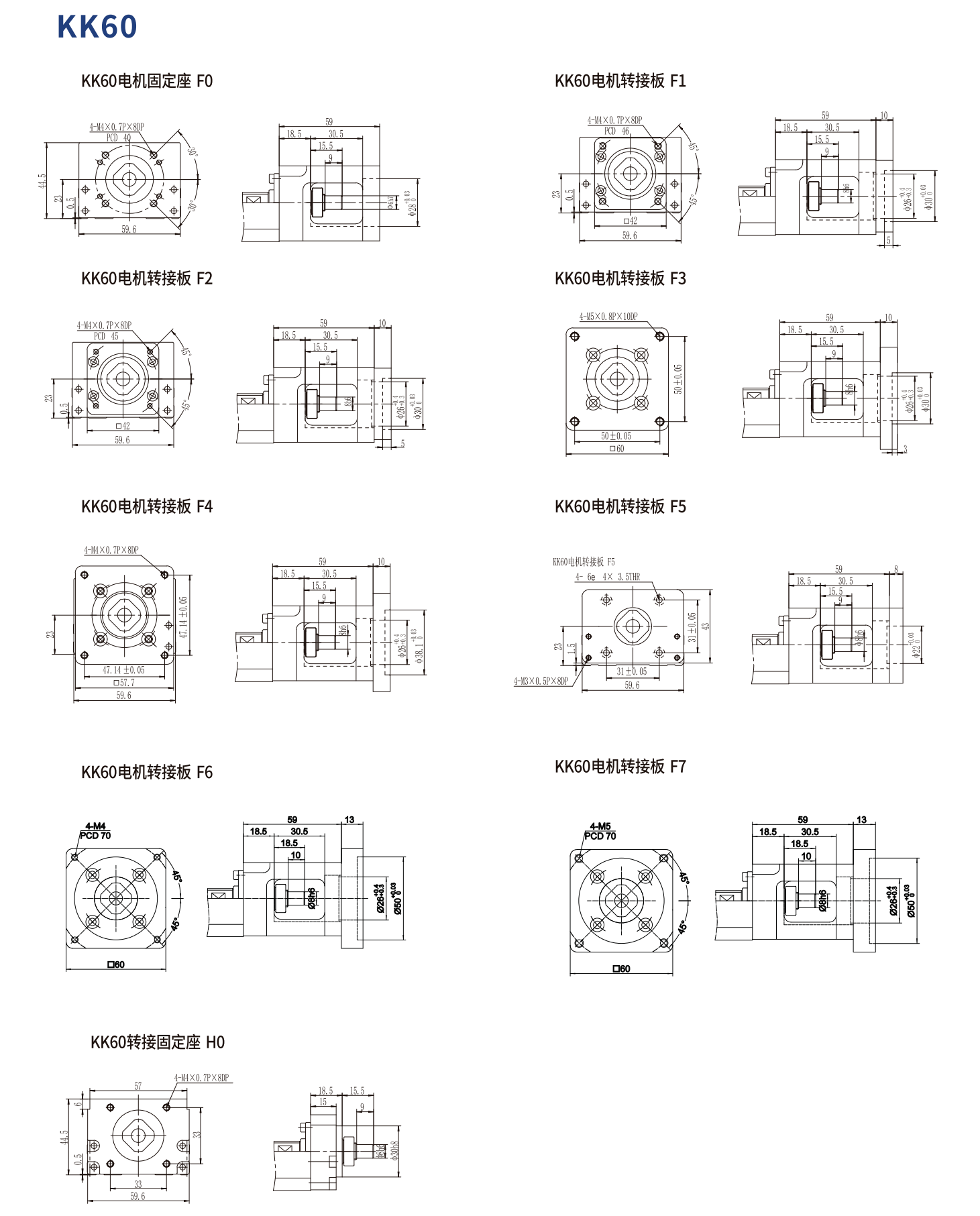 鼎翰精密线性模组KK60系列