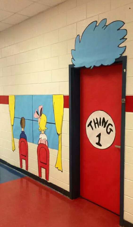 环创遐想教室门篇