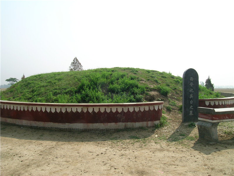 容       著名节目主持人周涛在梁山伯墓前      中央电视台