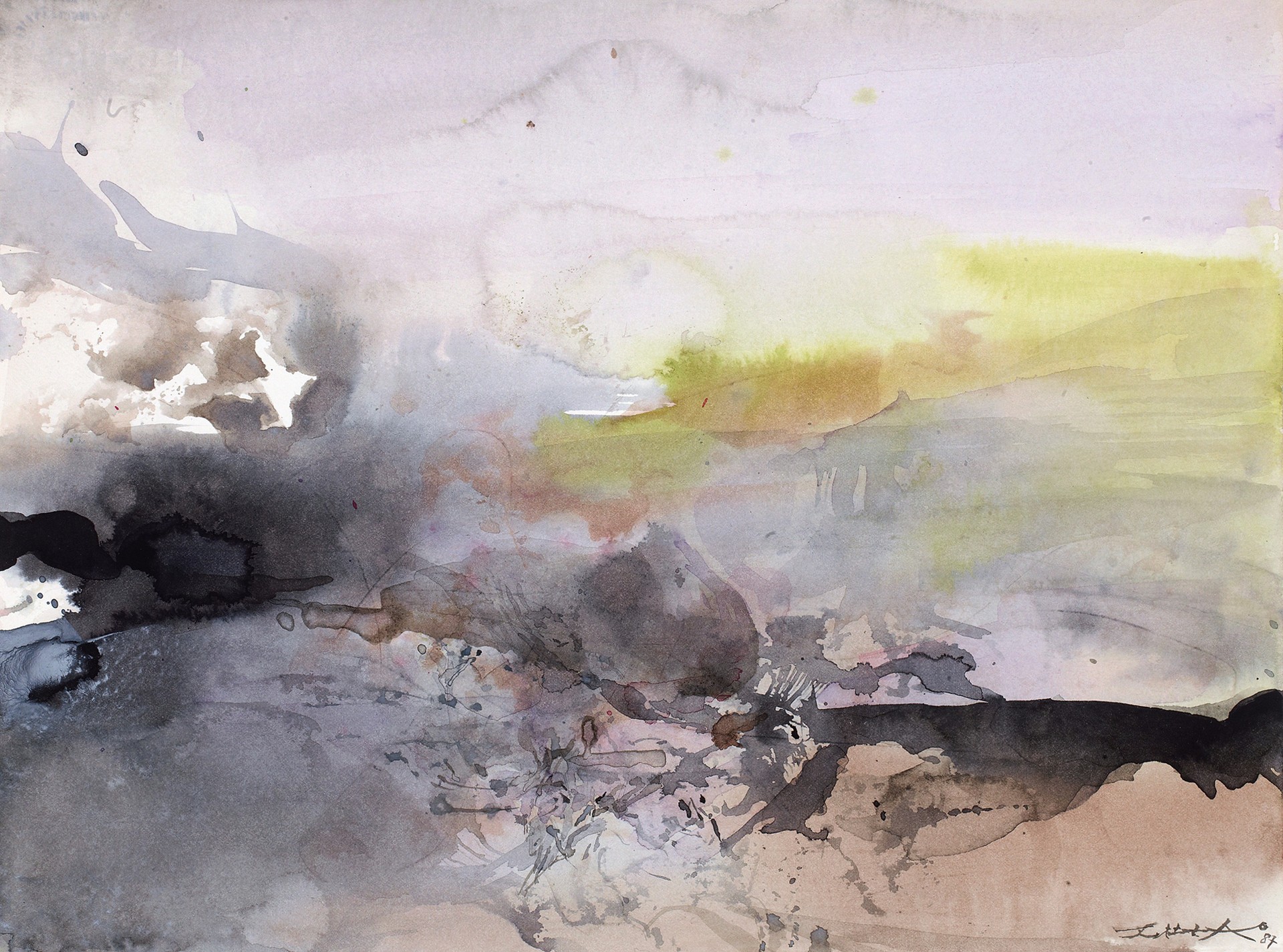 赵无极油画作品