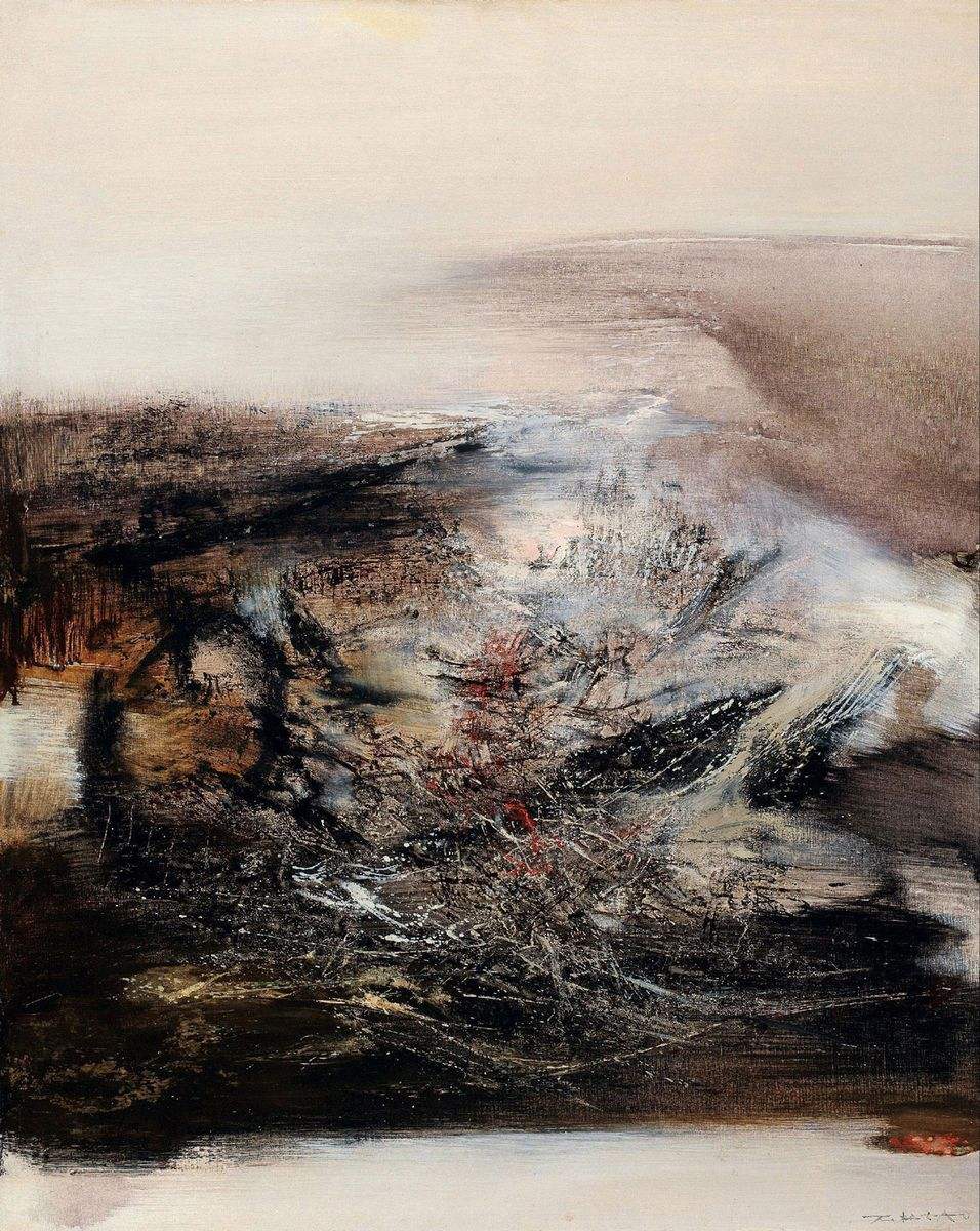 赵无极油画作品