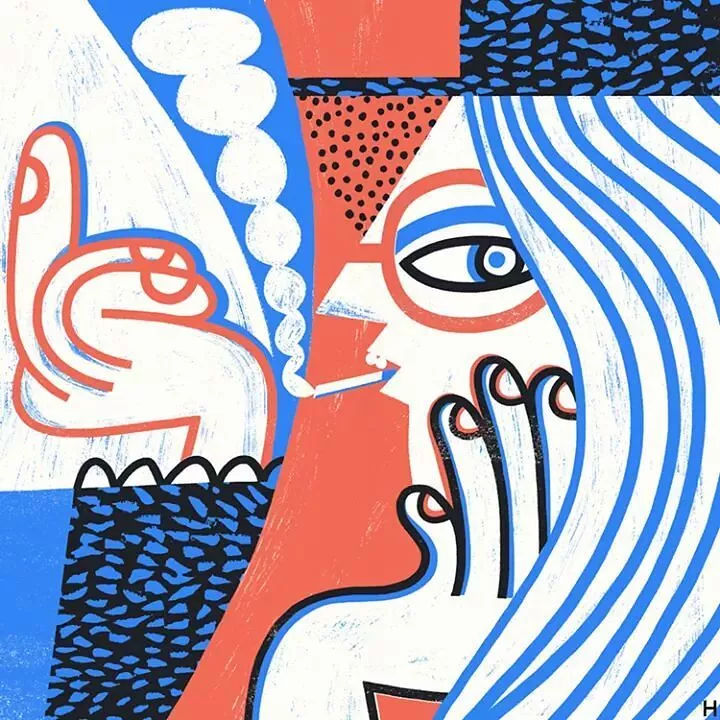 波兰艺术家gosia herba插画作品欣赏