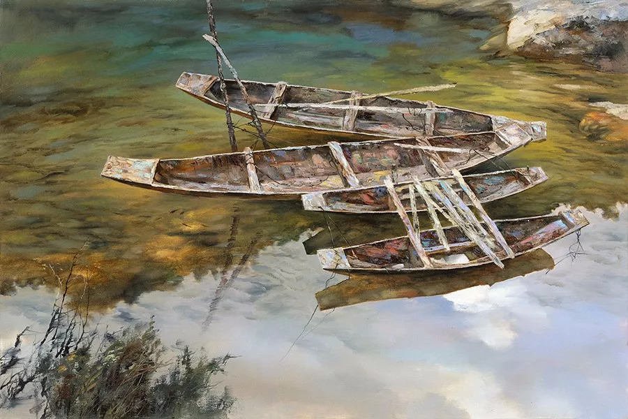 罗晓平油画作品赏析