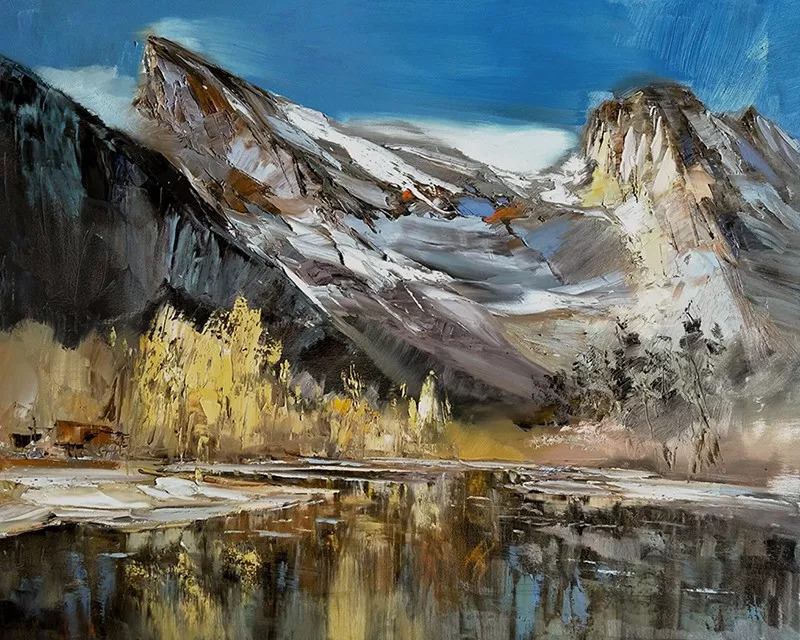 罗晓平油画作品赏析