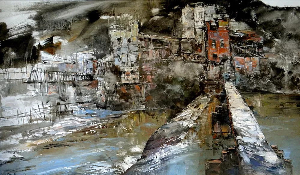 罗晓平油画作品赏析