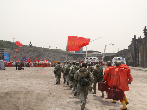 深圳预备役防化团图片