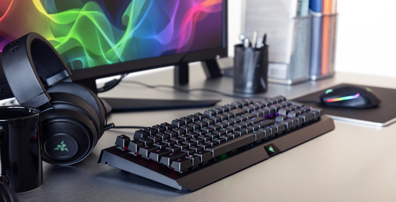 razer雷蛇青轴游戏机械键盘