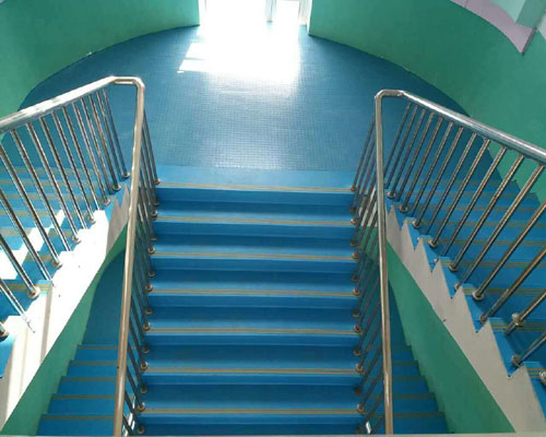 天津滨海新区学校地面材料工程案例