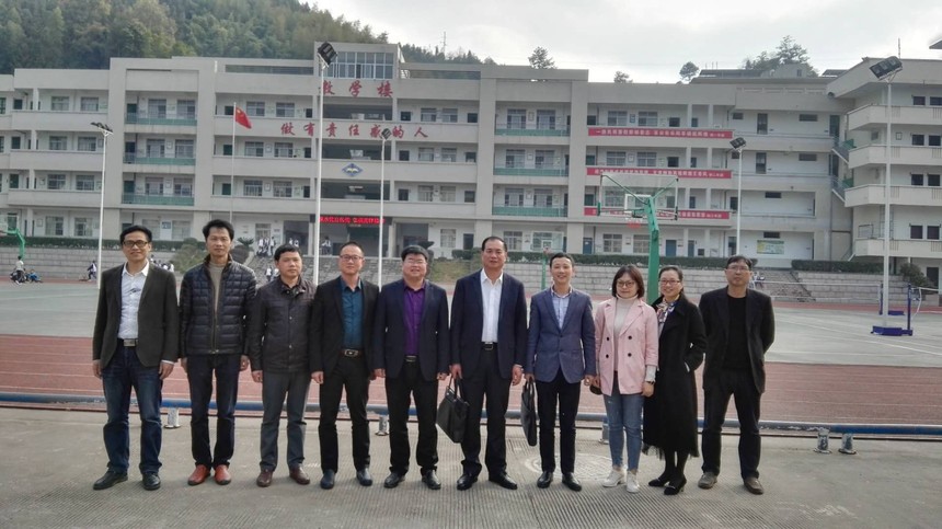 3月13日下午,尤溪一中总校校长,示范性高中建设领导小组组长吴思廉